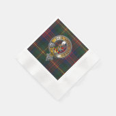 Serviette En Papier MacLennan Tartan & Badge (Coin)