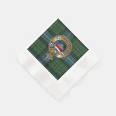 Serviette En Papier MacNeil-Barra Tartan & Badge (Coin)