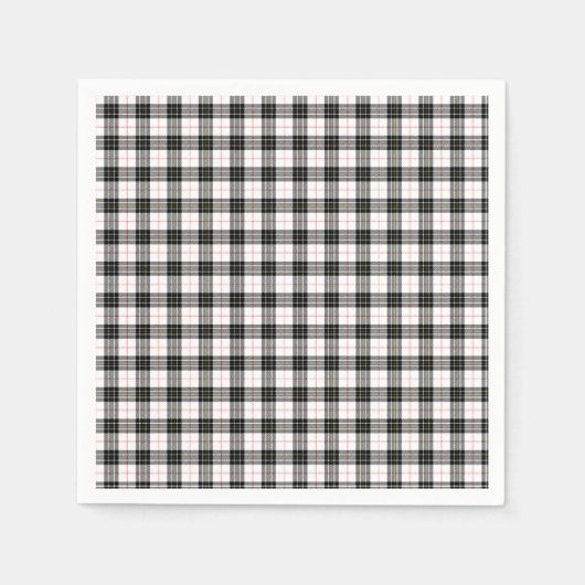 Serviette En Papier MacPherson Tartan (Devant)