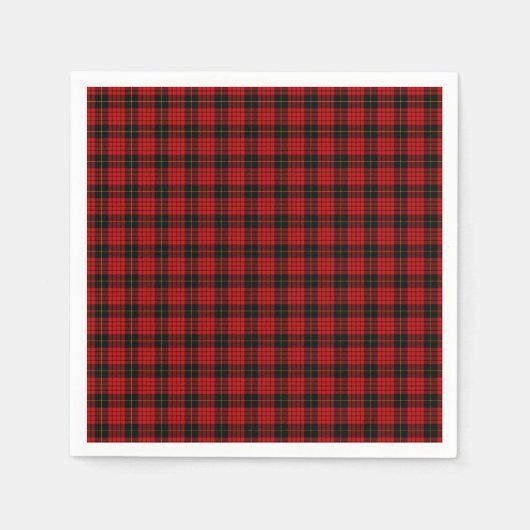 Serviette En Papier MacQueen Tartan (Devant)