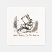 Serviette En Papier Mad Hatter To The Rescue Wondersensibilité (Devant)