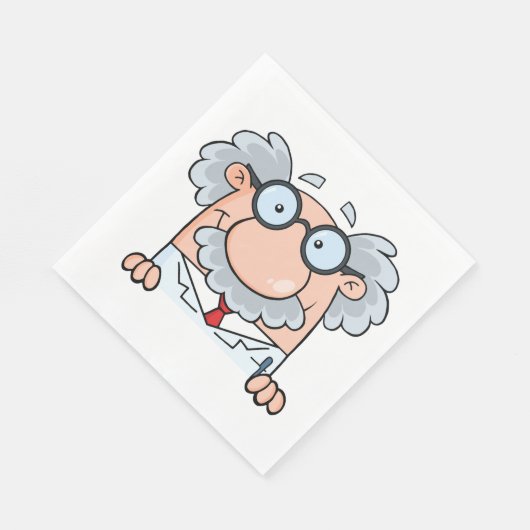 Serviette En Papier Mad Professeur (Coin)