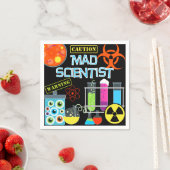 Serviette En Papier Mad Scientifique Papier d'anniversaire serviettes (En situation)