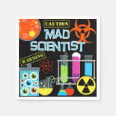 Serviette En Papier Mad Scientifique Papier d'anniversaire serviettes (Devant)