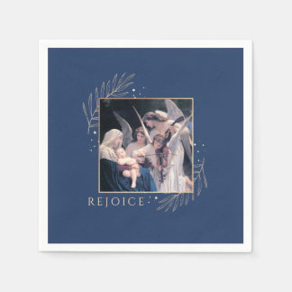 Serviette En Papier Madonna et l'enfant avec les anges