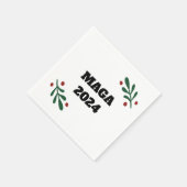 Serviette En Papier MAGA 2024 Noël (Coin)
