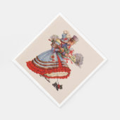 Serviette En Papier Magasin de Noël à l'ancienne (Coin)