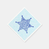 Serviette En Papier Magen David Blue (Coin)