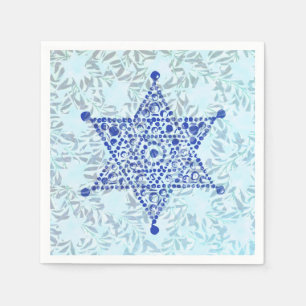 Serviette En Papier Magen David sur le feuille