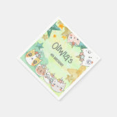 Serviette En Papier Magic caticorn anniversaire Papier Napkin (Coin)