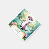 Serviette En Papier Magic Kids Otter Anniversaire (Coin)