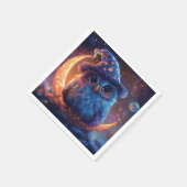 Serviette En Papier Magic Owl Wizard on the Moon : Magical Imaginaire  (Coin)