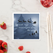 Serviette En Papier Magical Christmas Scene (En situation)