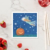 Serviette En Papier Magical Fairy and Jack O'Lantern Halloween party (En situation)