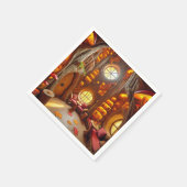 Serviette En Papier Magical Fall Hollow Tree House Découpage Napkins (Coin)