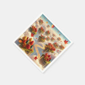 Serviette En Papier Magical Fall Trees in the Sky Découpage Napkins (Coin)