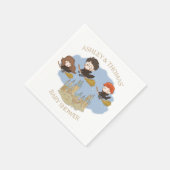 Serviette En Papier Magical Harry Potter and Hogwarts Baby Shower (Coin)