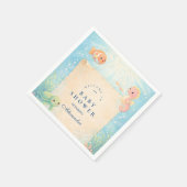 Serviette En Papier Magical Ocean Nursery Baby Shower (Coin)
