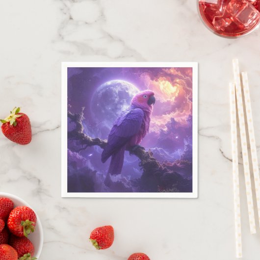 Serviette En Papier Magical Parrot (En situation)