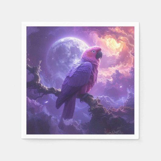 Serviette En Papier Magical Parrot (Devant)