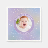 Serviette En Papier Magical Rainbow Little Stars Anniversaire de enfan (Devant)