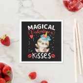 Serviette En Papier Magical Valentine's Kisses (En situation)