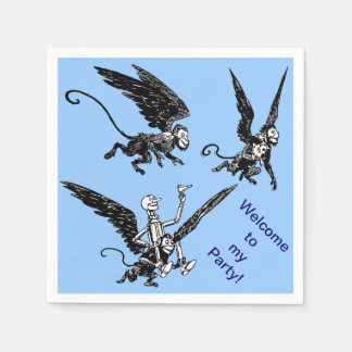 Serviette En Papier Magicien de Oz, Tin Man Custom Children's Party