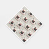 Serviette En Papier Magicien Show Magicien Enfants Anniversaire Nom pe (Coin)