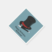Serviette En Papier Magiciens Casquette Magie Show Anniversaire (Coin)