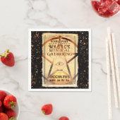 Serviette En Papier Magick Mystical Gthering Fortune Teller Eye Party (En situation)