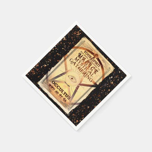 Serviette En Papier Magick Mystical Gthering Fortune Teller Eye Party (Coin)