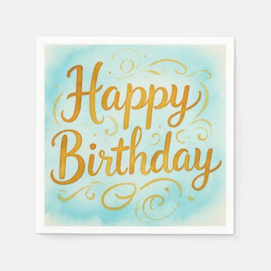 Serviette En Papier MagickalBirthdays (Devant)