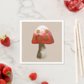 Serviette En Papier Magie de Toadstool de champignon rouge (En situation)
