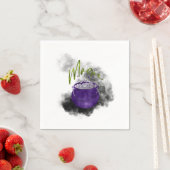 Serviette En Papier Magie de Witch Cauldron (En situation)