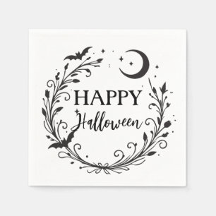 Serviette En Papier Magie d'Herbes de Sorcière Fantaisiste Wiccan Hall