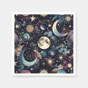 Serviette En Papier Magie lunaire