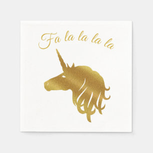Serviette En Papier Magique Unicorn Holiday Napkin