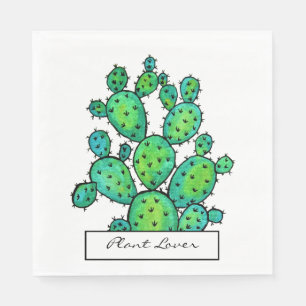 Serviette En Papier Magnifique cactus à épicée