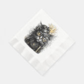 Serviette En Papier Magnifique chat steampunk (Coin)