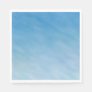 Serviette En Papier Magnifique ciel bleu doux avec des nuages de rêve