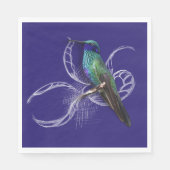 Serviette En Papier Magnifique colibri - personnalisez en ajoutant un  (Devant)
