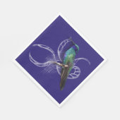 Serviette En Papier Magnifique colibri - personnalisez en ajoutant un  (Coin)