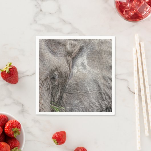 Serviette En Papier Magnifique Elephant Cocktail Napkins (En situation)