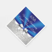 Serviette En Papier Magnifique serviettes personnalisées, 65e annivers (Coin)
