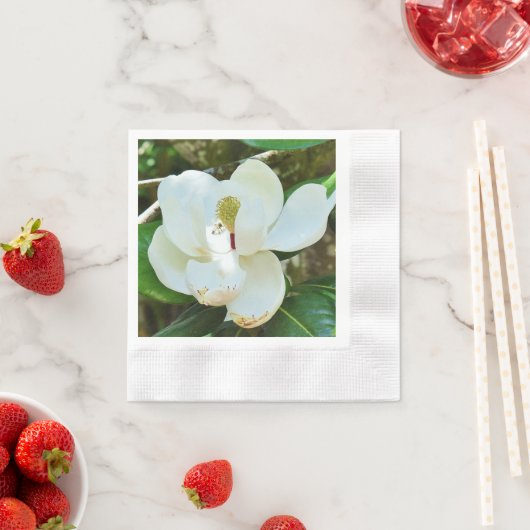 Serviette En Papier Magnolia (En situation)