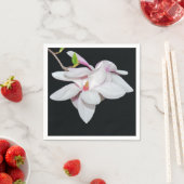 Serviette En Papier Magnolia blanc (En situation)