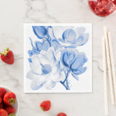 Serviette En Papier Magnolia Blue (En situation)