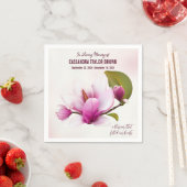 Serviette En Papier Magnolia Flower funeral Memorial (En situation)