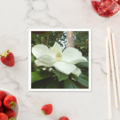 Serviette En Papier Magnolia Grandiflora Papier Naples (En situation)