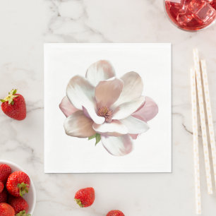 Serviette En Papier magnolia rose du sud
